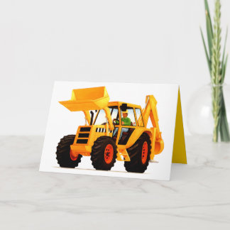 Barn Gult Digger Kort