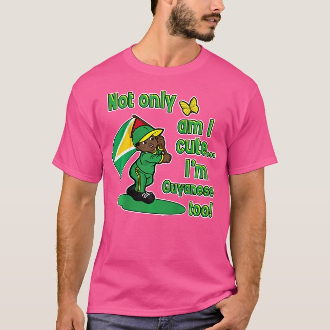 Barn Guyanska Flagga Barn T Shirt (Framsida)