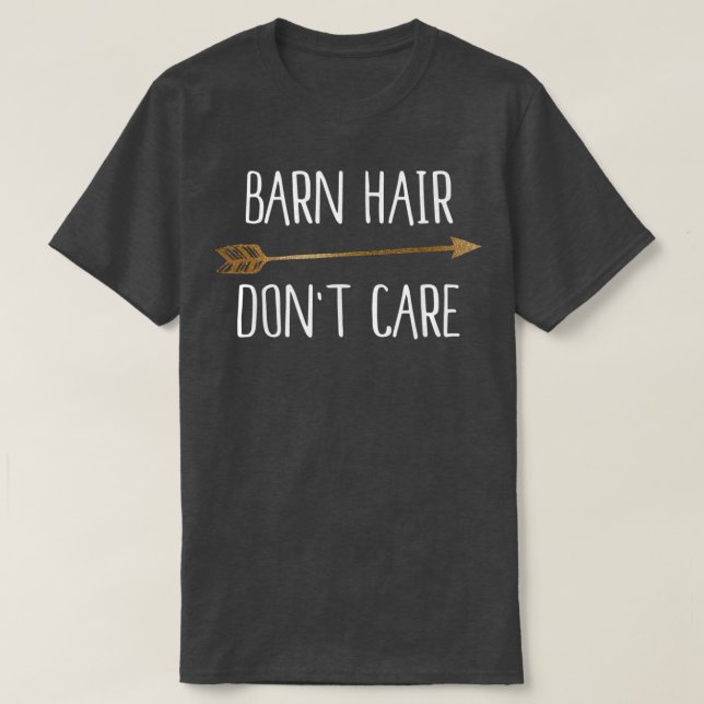 Barn Hair aktar inte Horse  T Shirt (Design framsida)