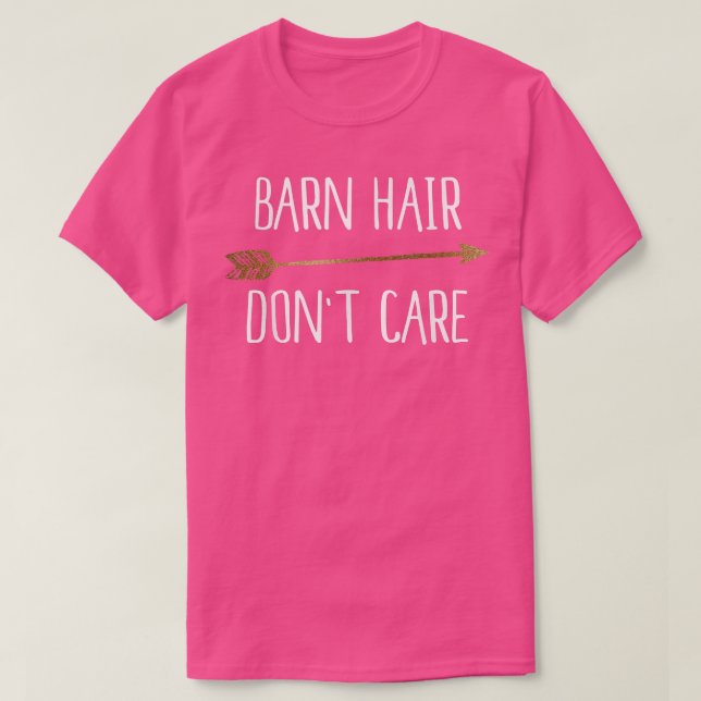 Barn Hair aktar inte Horse T Shirt (Design framsida)