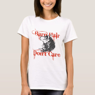 Barn Hair bryr sig inte Horse & Girl T Shirt