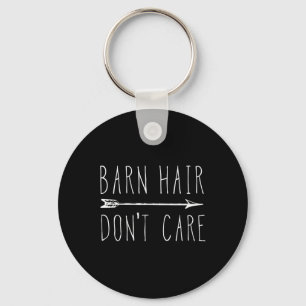 Barn Hair bryr sig inte om lustigt djurfoder Nyckelring