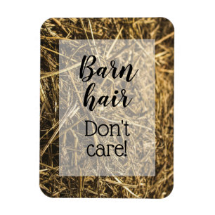 Barn Hair bryr sig inte om notan Magnet