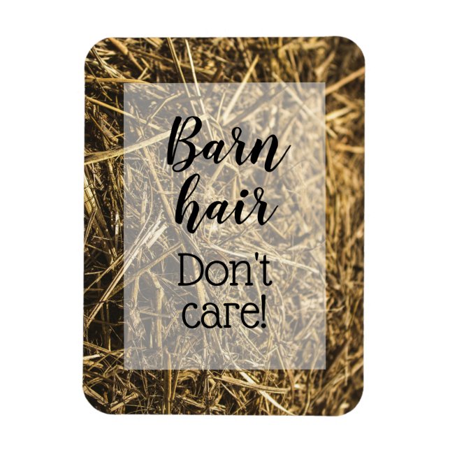 Barn Hair bryr sig inte om notan Magnet (Vertikal)