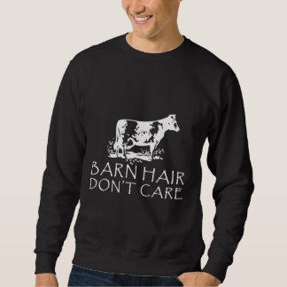 Barn Hair Dont Care Farmer Cow eller Horse Lång Ärmad Tröja