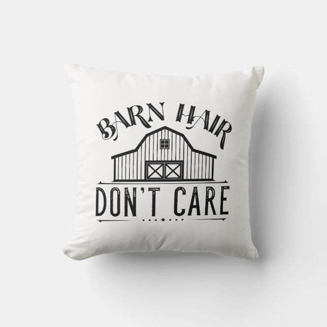 Barn Hair Don't Care Kudde (Framsida)