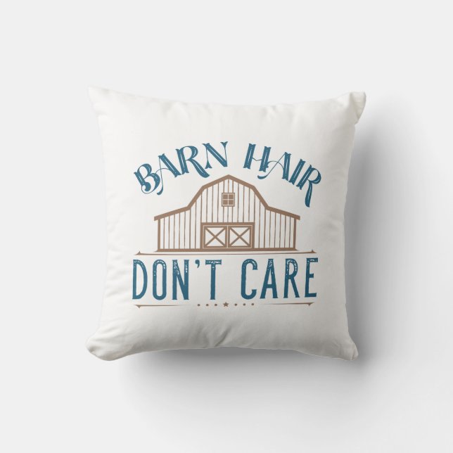 Barn Hair Don't Care Kudde (Framsida)