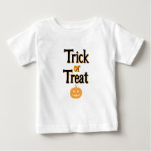 Barn Halloween Bus eller godis T-Shirt White