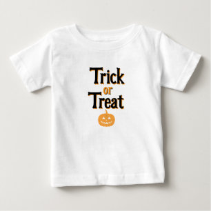 Barn Halloween Bus eller godis T-Shirt White