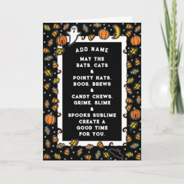 Barn Halloween Kort