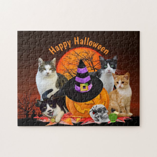 Barn Halloween Pussel (Horisontell)