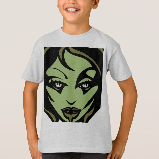 Barn Halloween Shirt Costume Zombie Sweatshirt T-shirt (Framsida)