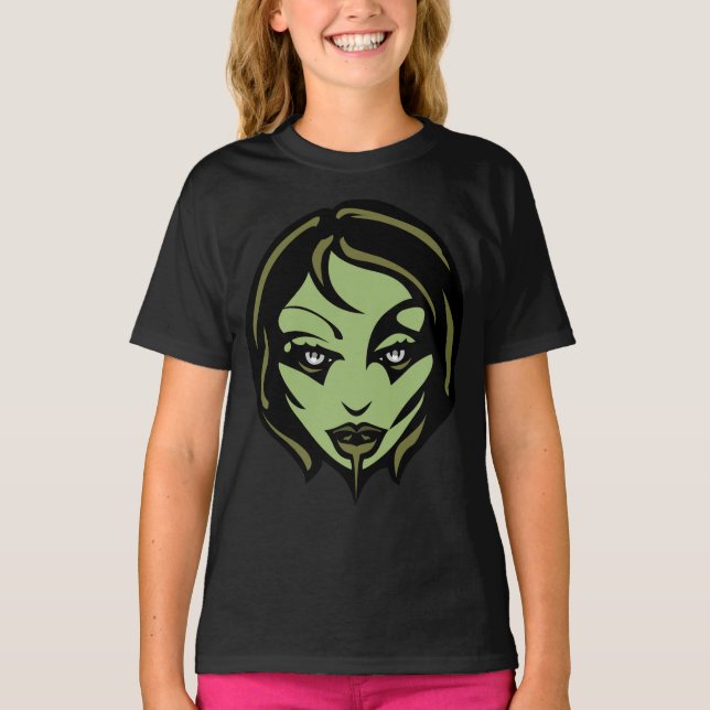 Barn Halloween Shirt Costume Zombie Sweatshirt Tee Shirt (Framsida)