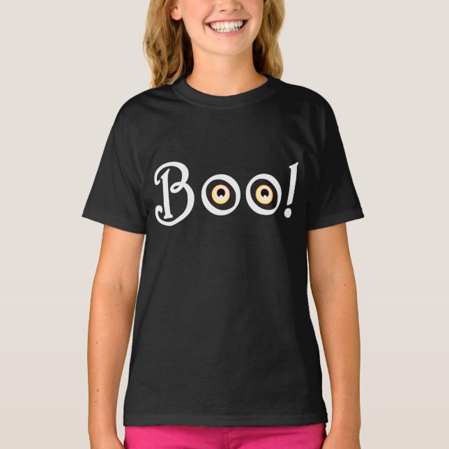 Barn Halloween Shirt Cute Boo Shirts & Tee (Framsida)
