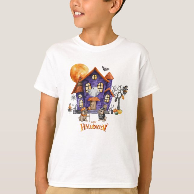 Barn Halloween T-Shirt (Framsida)