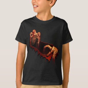 Barn Halloween T-Shirt Horror Zombie Odöda Tee