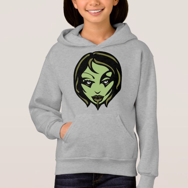 Barn Halloween-tröja Kostym Zombie Sweatshirt Tröja (Framsida)