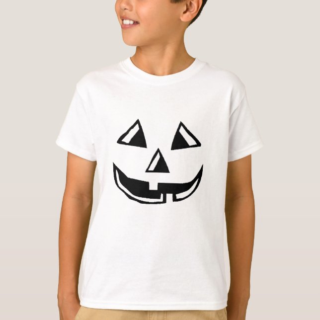 Barn Haloween Pumpkin Shirt T-shirt (Framsida)