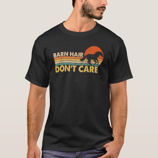 Barn Hår Spelar Ingen Roll Kärlek Häst Ridning Rid T Shirt (Framsida)