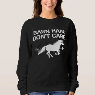 Barn Hår Spelar Ingen Roll Ryttare Häst Ridning T Shirt