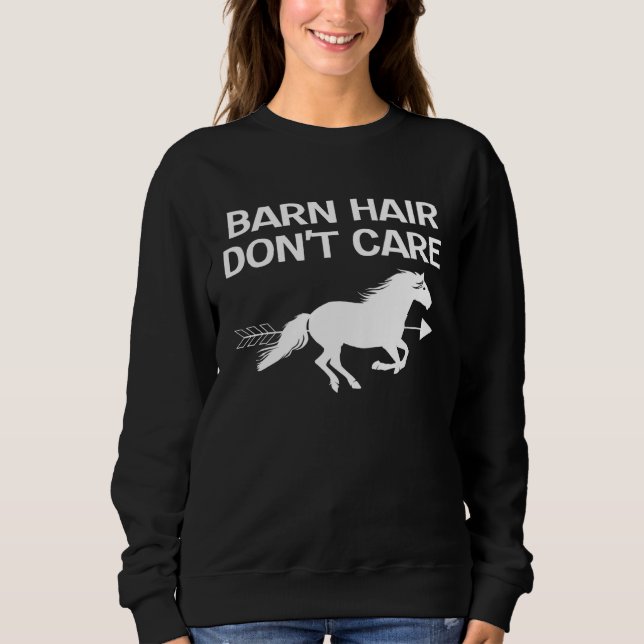 Barn Hår Spelar Ingen Roll Ryttare Häst Ridning T Shirt (Framsida)