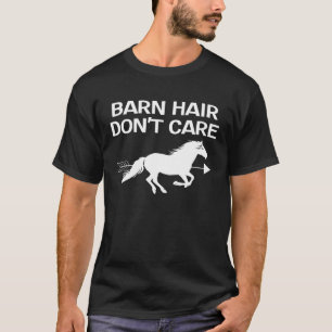 Barn Hår Spelar Ingen Roll Ryttare Häst Ridning T Shirt