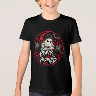 💀 Barn Heavy & Haunted Spökstång T-shirt