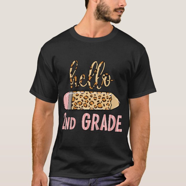 Barn Hej 2Nd Klass Här i Kom Pencil T Shirt (Framsida)