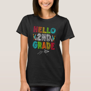 Barn Hej andra Klass andra Klass Back to school B T Shirt