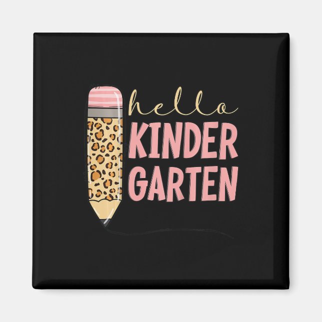 Barn Hej Kindergarten 1:a dagen av Kindergarten e Magnet (Framsidan)
