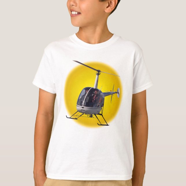 Barn Helicopter T-shirts Coola Chopper Barn Top (Framsida)