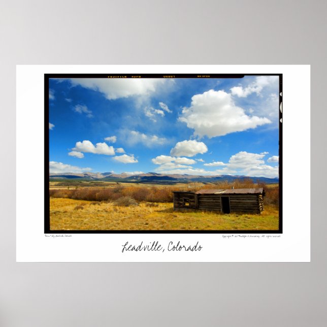 Barn & Himlar, Leadville, Colorado Poster (Framsidan)
