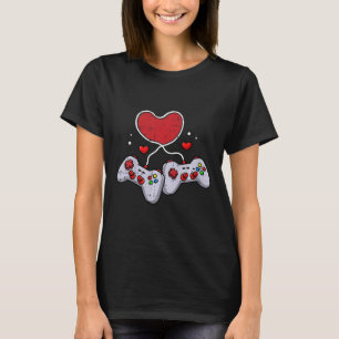 Barn Hjärta TV-Spelskontroll Alla Hjärtd T Shirt