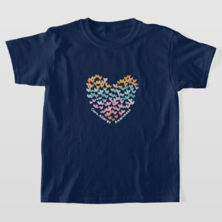 Barn Hjärt Majs Allergi Medvetenhet T Shirt