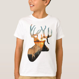 Barn Hjort Hunting Shirt, Barn Whitetail T Shirt