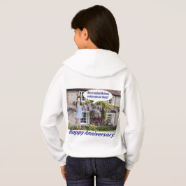 Barn hoodie. Lycklig-årsdagen T Shirt