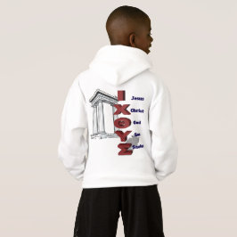 Barn hoodie med ICTHYS grekisk akronym översatt T Shirt
