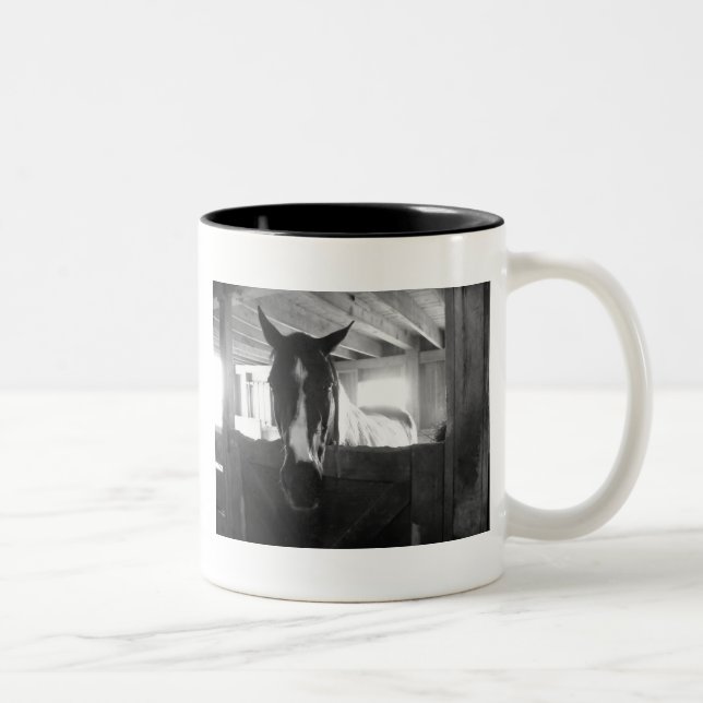 Barn Horse Två-Tonad Mugg (Höger)