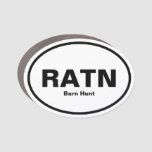 Barn Hunt Title Car Magnet - Novice