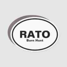 Barn Hunt Title Magnet - Öppna