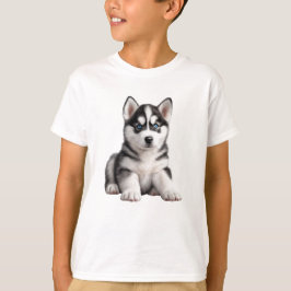 Barn Husky Puppy T-Shirt