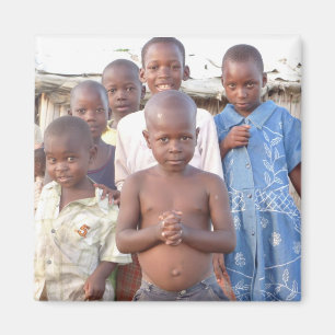 Barn i afrika magnet