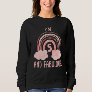Barn I är 5:e födelsedagen 5 år gammal femte födel T Shirt