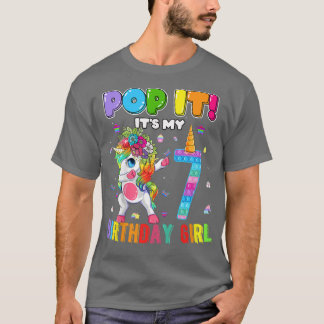 Barn I är 7 år gammal 7:e-födelsedagskalender T Shirt