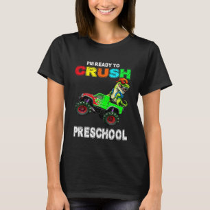 Barn I är Redo att krossa Preschool Monster Lastbi T Shirt
