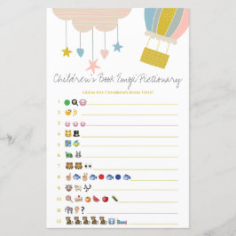Barn i baren Bok, Emoji Baby Shower Game