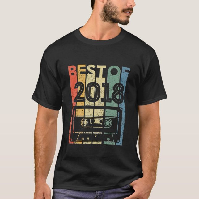 Barn i bästa fall av 2018, 4 års gammalt kassettba t shirt (Framsida)
