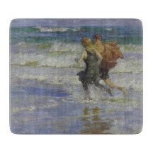 Barn i Beach (av Edward Henry Potthast)