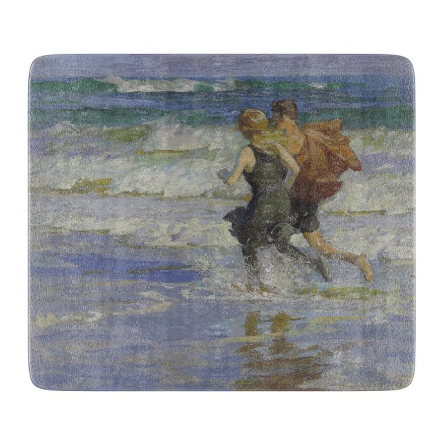 Barn i Beach (av Edward Henry Potthast) (Framsidan)