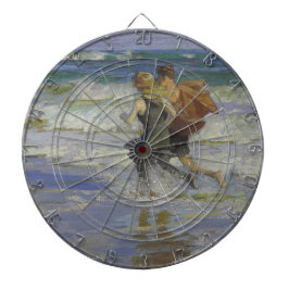 Barn i Beach (av Edward Henry Potthast) Darttavla